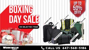 Boxing Day Sale - 2020 - WorkwearToronto.com - Christmas Shopping - Happy Holidays