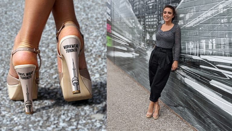 CN Tower Heels - Workwear Toronto - Promotional Products - WorkwearToronto.com - Corporate Apparel - Nesly Emen
