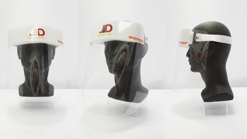 Covid-19 - Pandemic Safety Kit 2020 - WorkwearToronto.com - Custom Logo - Face Shields