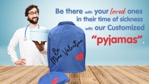 Custom - Designed Pyjamas - Workwear Toronto - WorkwearToronto.com - Heat Transfer - Valentines Day - Custom clothing near me