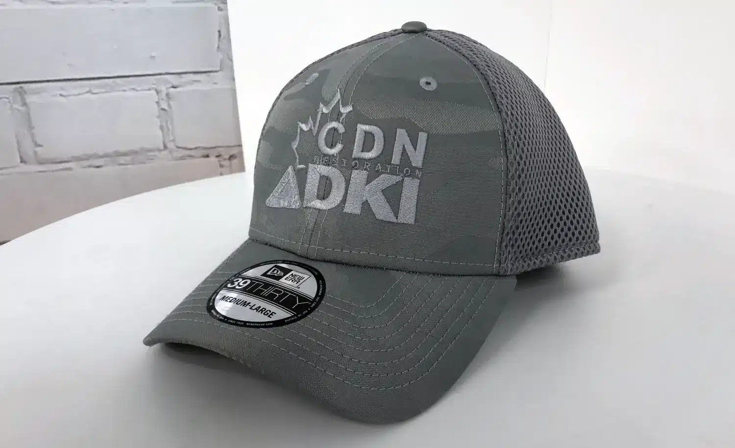 Custom Embroidered Hats for CDN Restoration by Workwear Toronto - Grey 1