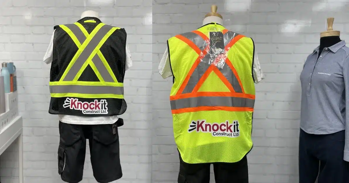 Custom Safety Vests for Kock it Construction  - After