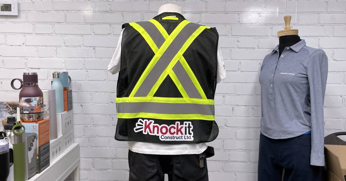Custom Safety Vests for Kockit - Black - Heat Transfer Logo