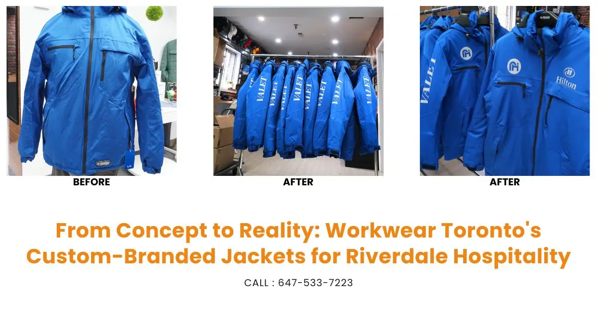 From Concept to Reality Workwear Toronto's Custom-Branded Jackets for Riverdale Hospitality