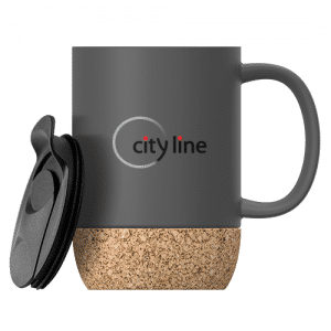 Grey Cork Ceramic Mug Customized Mug - Winter 2021