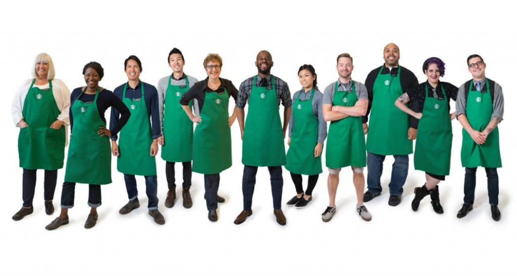 How Custom Staff Uniforms can create Brand Awareness-Starbucks