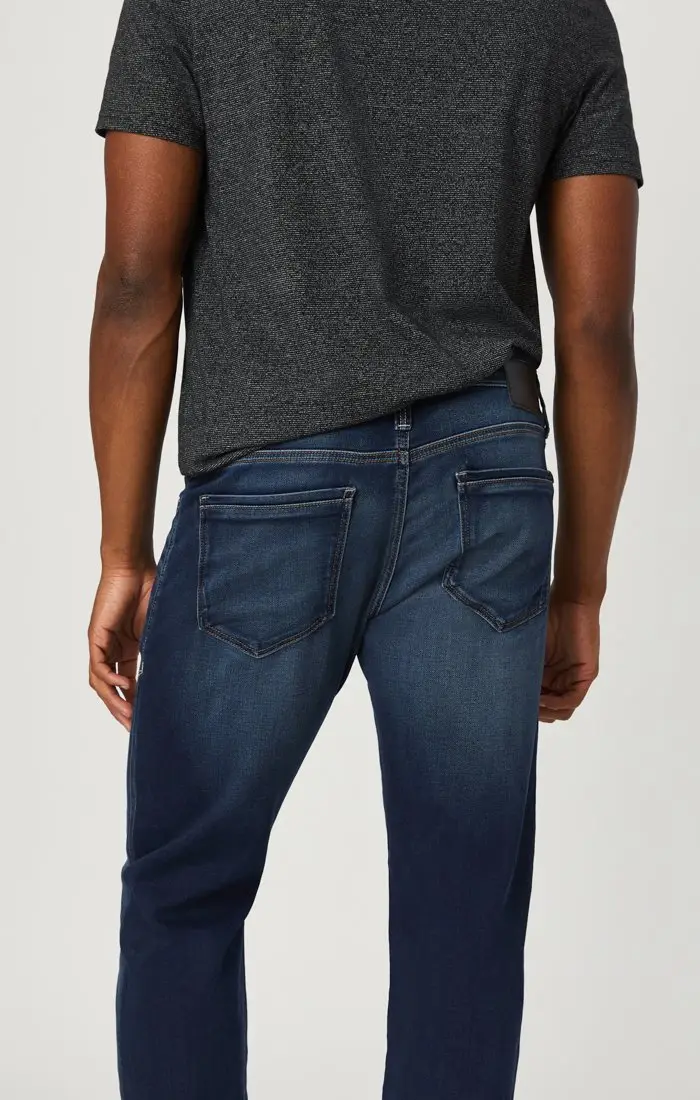 Jake in Dark Sporty Jeans With Optional Custom Decoration - MAVI0042227471M - Back Closeup