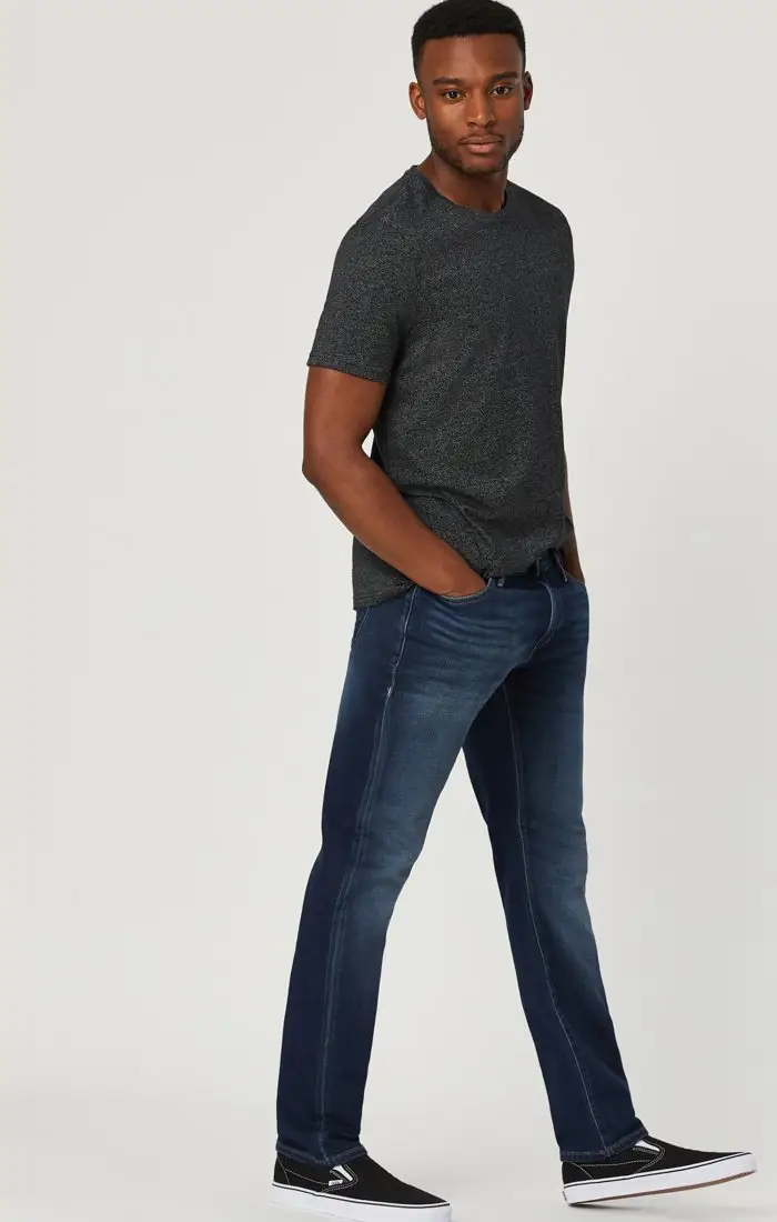 Jake in Dark Sporty Jeans With Optional Custom Decoration - MAVI0042227471M - Side