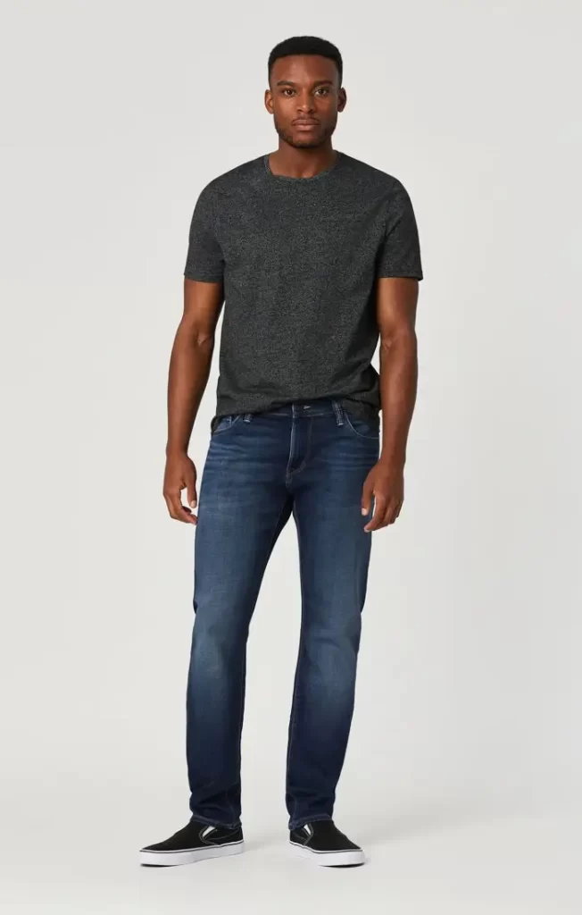 Jake in Dark Sporty Jeans With Optional Custom Decoration in Toronto - MAVI0042227471M - Front