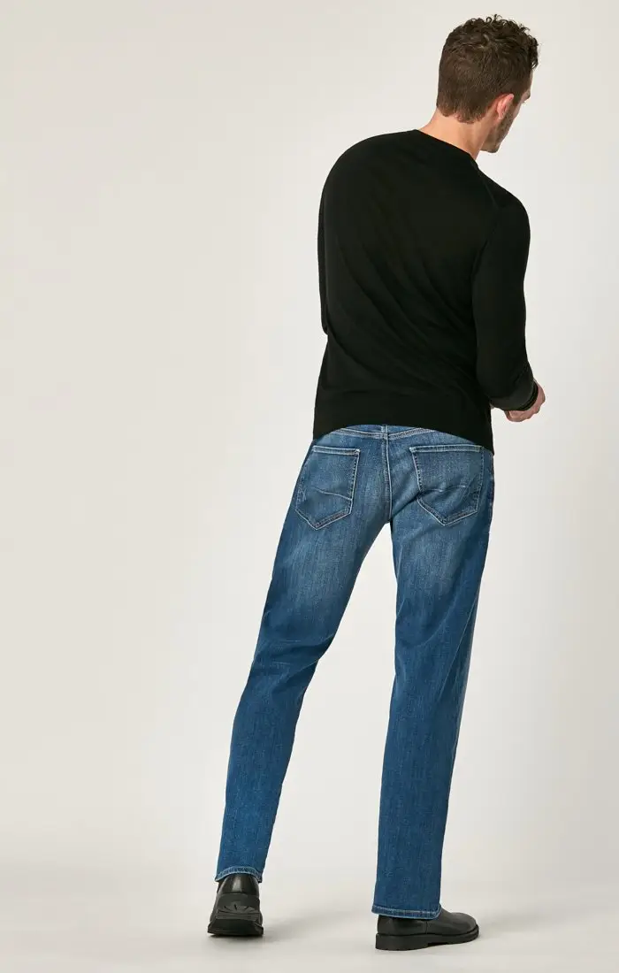 Josh In Mid Foggy Jeans Williamsburg With Optional Decoration - MAVI0045026518M - Back