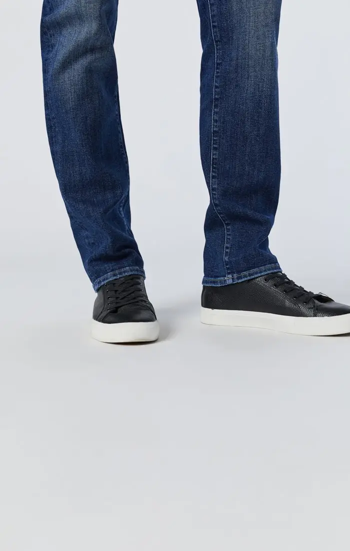 MAVI0035134510M - Marcus Dark LA Vintage Jeans With Optional Logo in GTA - Legs Closeup