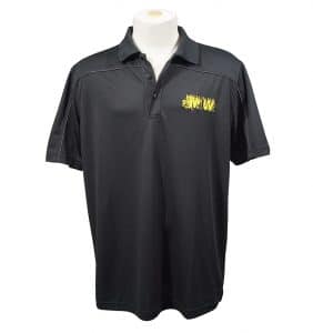 Custom Polos - Shirts - T-Shirts - MJW - Polo - Black - Embroider - WorkWearToronto.com - Workwear Toronto - Your Logo - Embroidery