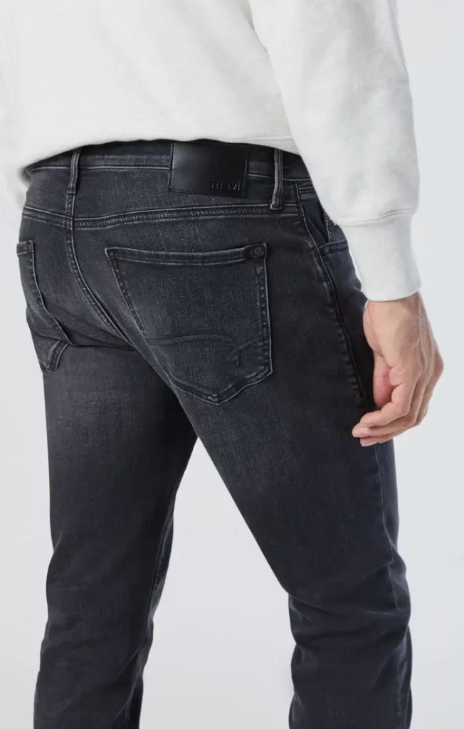 Marcus Grey Organic Move Jeans With Optional Decoration - MAVI0035134656M - Back Closeup
