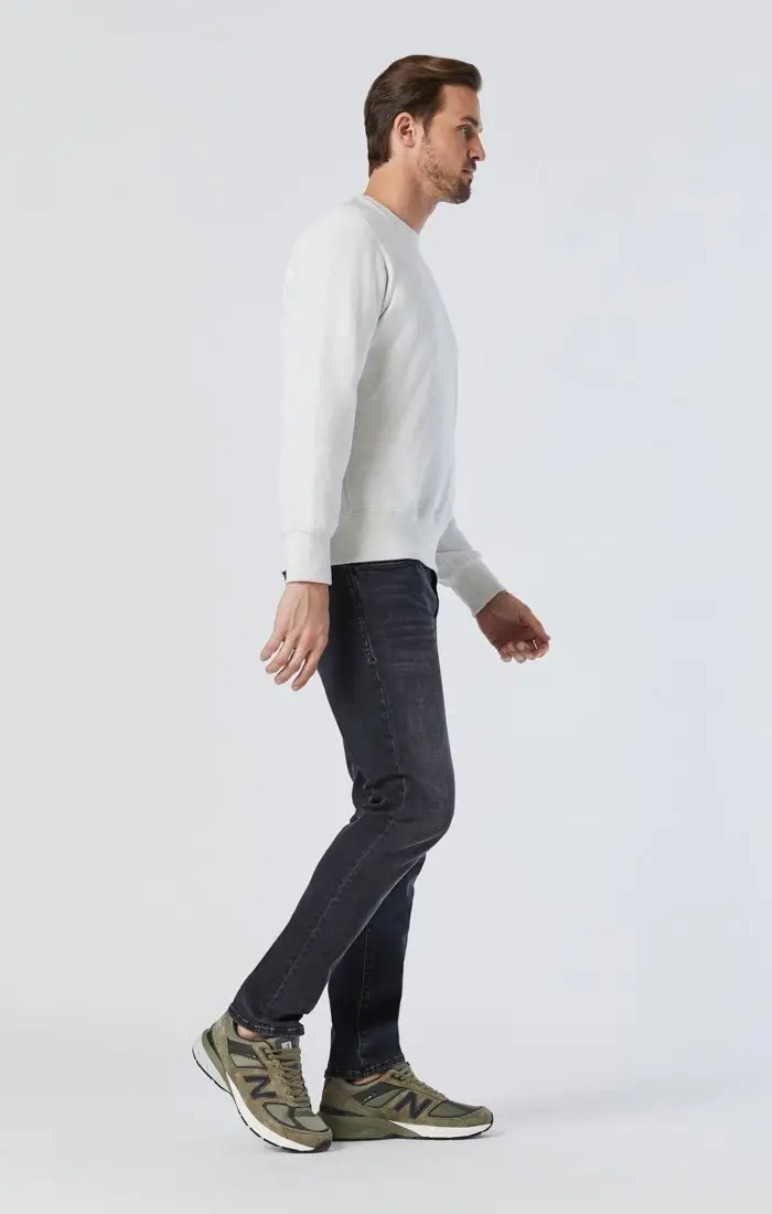 Marcus Grey Organic Move Jeans With Optional Decoration - MAVI0035134656M - Side