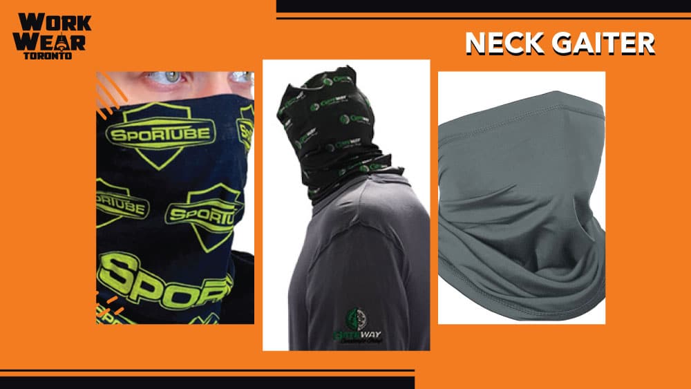 Neck Gaiters with Custom Logo and Designs - WorkwearToronto.com - Custom Clothes - Covid-19 Safety - Face Masks - Cover