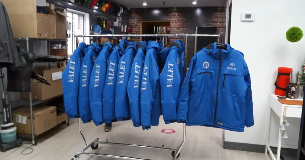 Riverdale Hospitality - Custom-Branded Jackets for Valet - Workwear Toronto - Reflective Heat Transfer - After 4