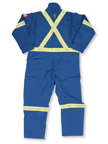 Royal Blue Ultra Soft Coveralls with your logo - Workwear Toronto - WTBK1700FRI-RB - Back