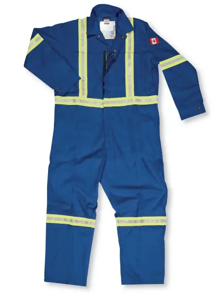 Royal Blue Ultra Soft Branded Coveralls with your logo - Workwear Toronto - WTBK1700FRI-RB - Front