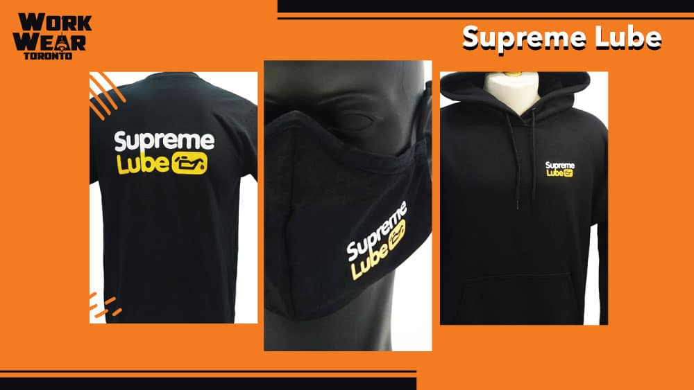 Supreme Lube - T-Shirts - Hoodies - Masks - Custom Logo - WorkwearToronto.com - Best Branding Shop in Toronto - Main