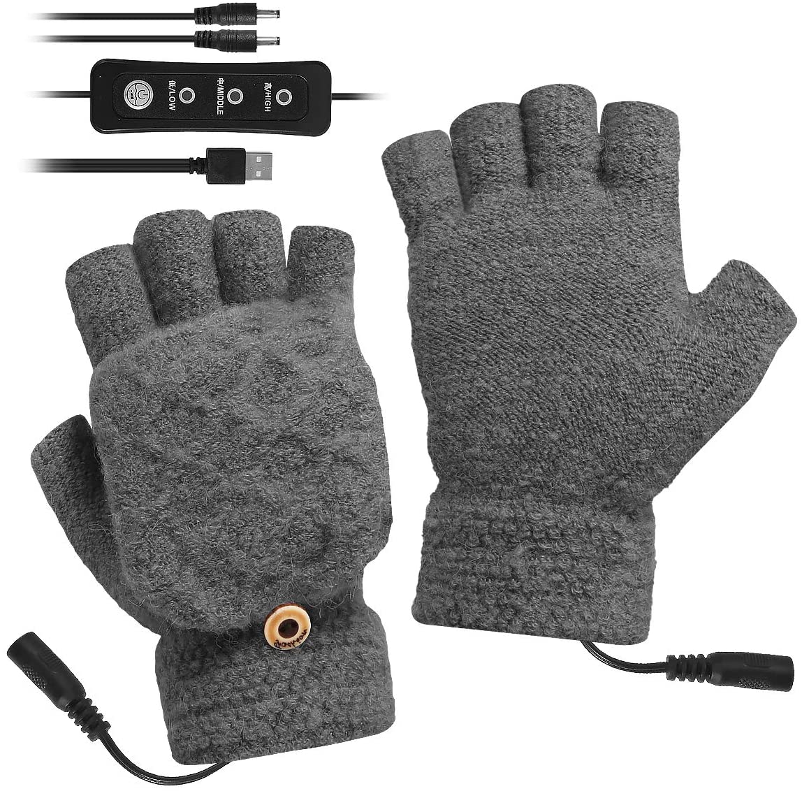USB Heated Hand Gloves - WorkwearToronto.com - Chritmas Gift Ideas 2020 - Corporate Christmas Gifts - Amazon
