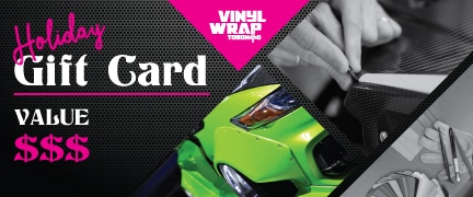 VinylWrapToronto.com - Gift Cards - Vehicle Wrap - Christmas Offer