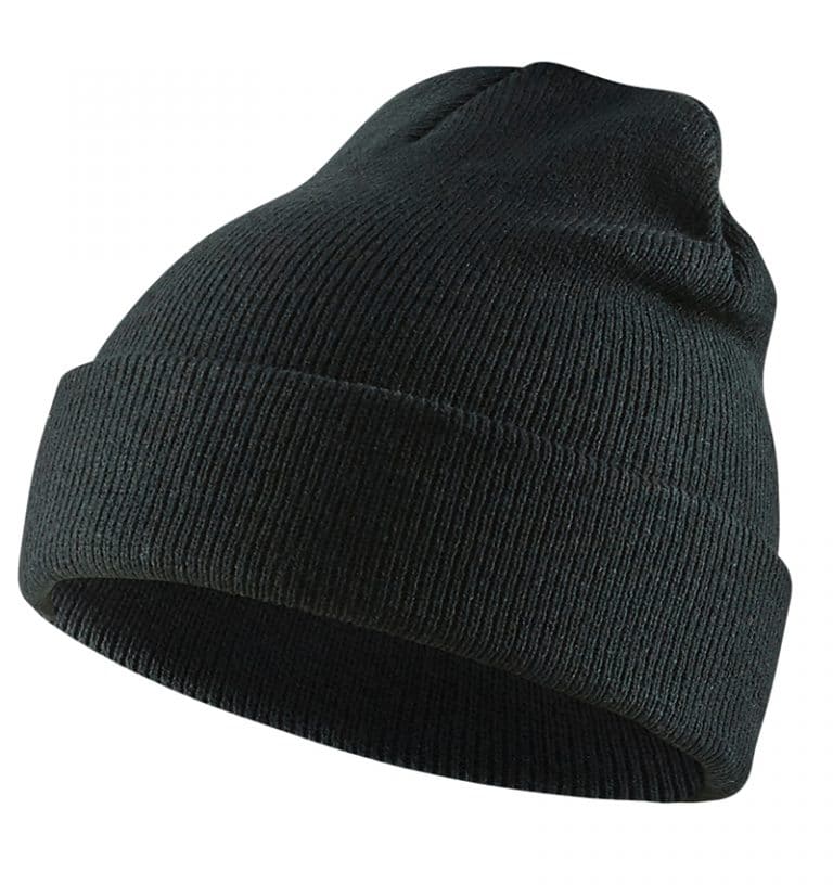 Knit Hat - Toque - Black - Custom Logo - Your Logo Here - WTBL2028 - Workwear Toronto - Heat Transfer - Screen Printing - Embroidery