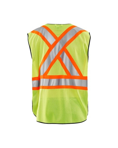 WTBL3133 - Hi-Vis Vest - WorkwearToronto.com - Custom Clothing Embroidery and Heat Press in Toronto - Back