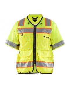 WTBL3139 - Hi-Vis Sleeved Vest - WorkwearToronto.com - Buy Safety Jackets - Custom Clothing Embroidery and Heat Press