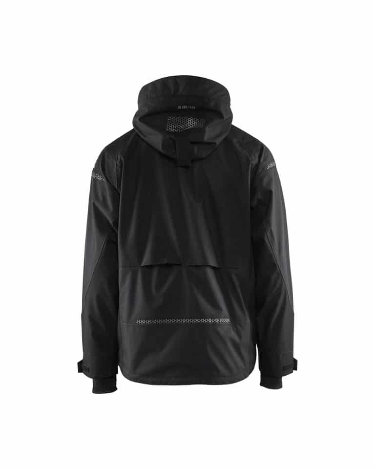 WTBL4797 Black - WorkwearToronto.com - Men's Softshell Jacket - Back