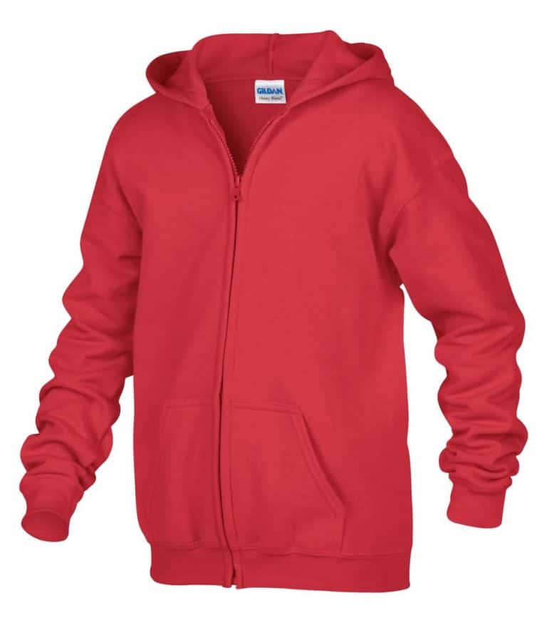 WTSM186B - Red - WorkwearToronto.com - Kids hoodies - Hoodies for Youth - Custom logo - Custom Embroidery and Heat Press in Toronto
