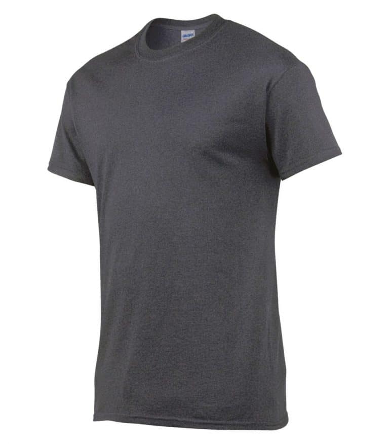 WTSM5000 - Dark Heather - WorkwearToronto.com - Cotton Men's T-Shirts With Custom Logo