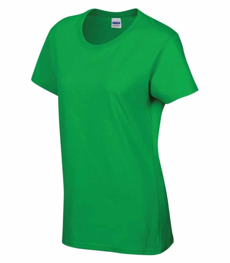 WTSM5000L-W - Electric Green - WorkwearToronto.com - Women's T-Shirt With Optional Logo - Custom T Shirts in GTA