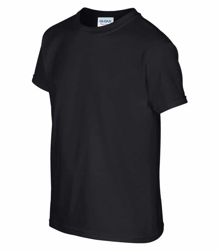 WTSM500B-Y - Black - WorkwearToronto.com - T-Shirts for Youth With Custom Decoration - Custom T Shirts - Heat Press - Embroidery - Screen Printing