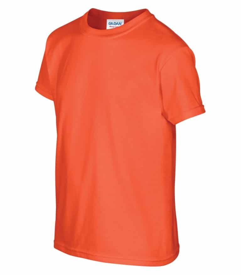WTSM500B-Y - Orange - WorkwearToronto.com - T-Shirts for Youth With Custom Decoration - Custom T Shirts in GTA