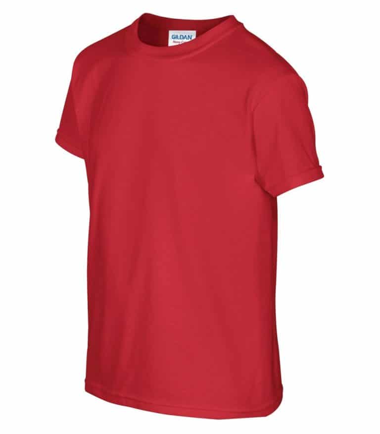 WTSM500B-Y - Red - WorkwearToronto.com - T-Shirts for Youth With Custom Decoration - Custom Clothing in GTA