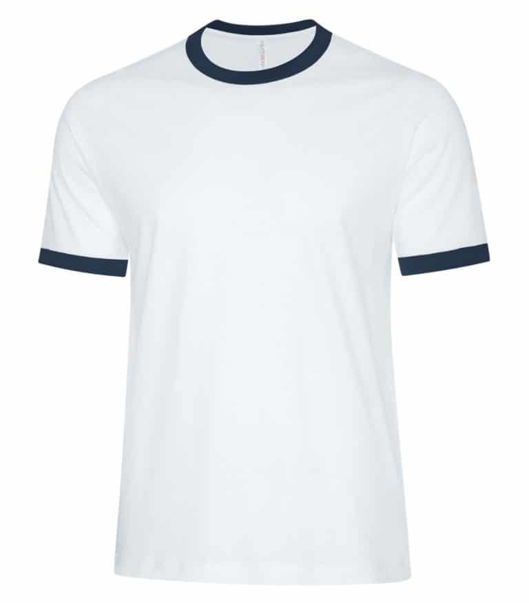 WTSMATC9001 - White & True Navy - WorkwearToronto.com - Men's T-Shirts - Embroidery, Screen Printing and Heat Press