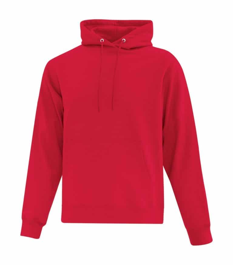 WTSMATCF2500 - Red - Hooded Sweatshirt For Men - WorkwearToronto.com - Men's Hoodies Sweatshirts - Custom Clothing Embroidery and Heat Press