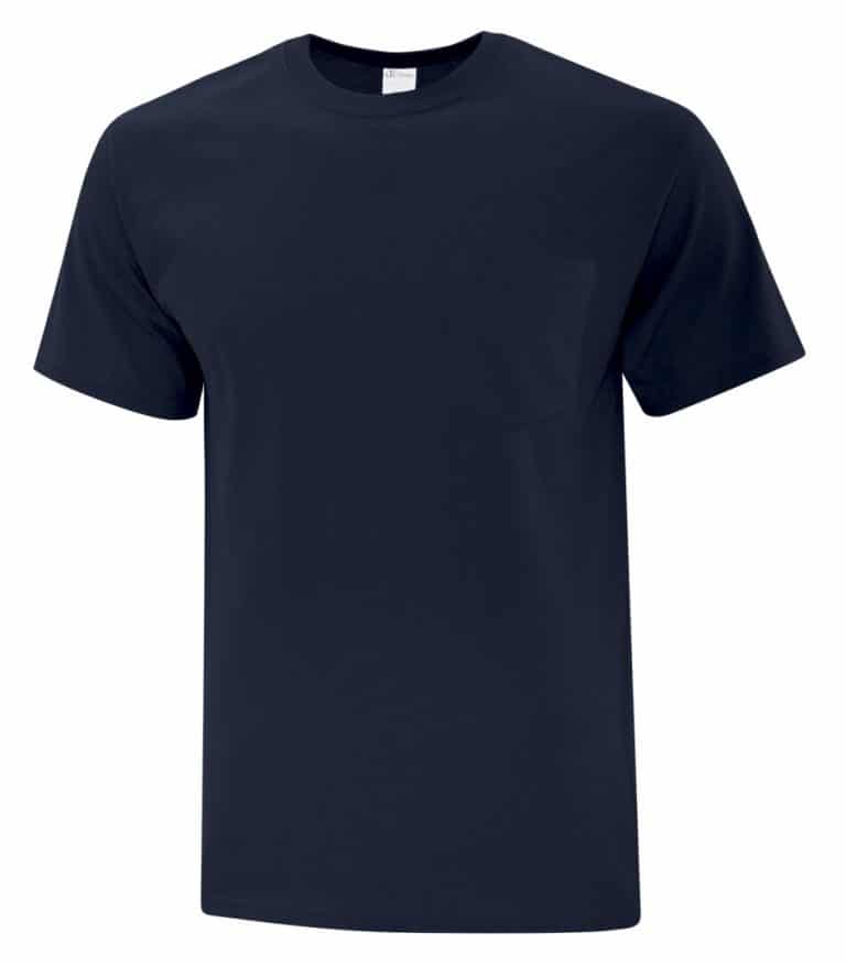 WTSMBATC1000P - Dark Navy - WorkwearToronto.com - Men's T-Shirt - Custom T Shirts Cost