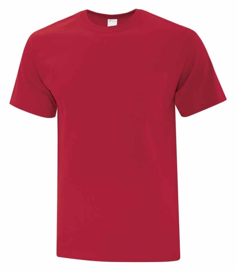 WTSMBATC1000P - Red - WorkwearToronto.com - Men's T-Shirt - Custom T Shirts Cost