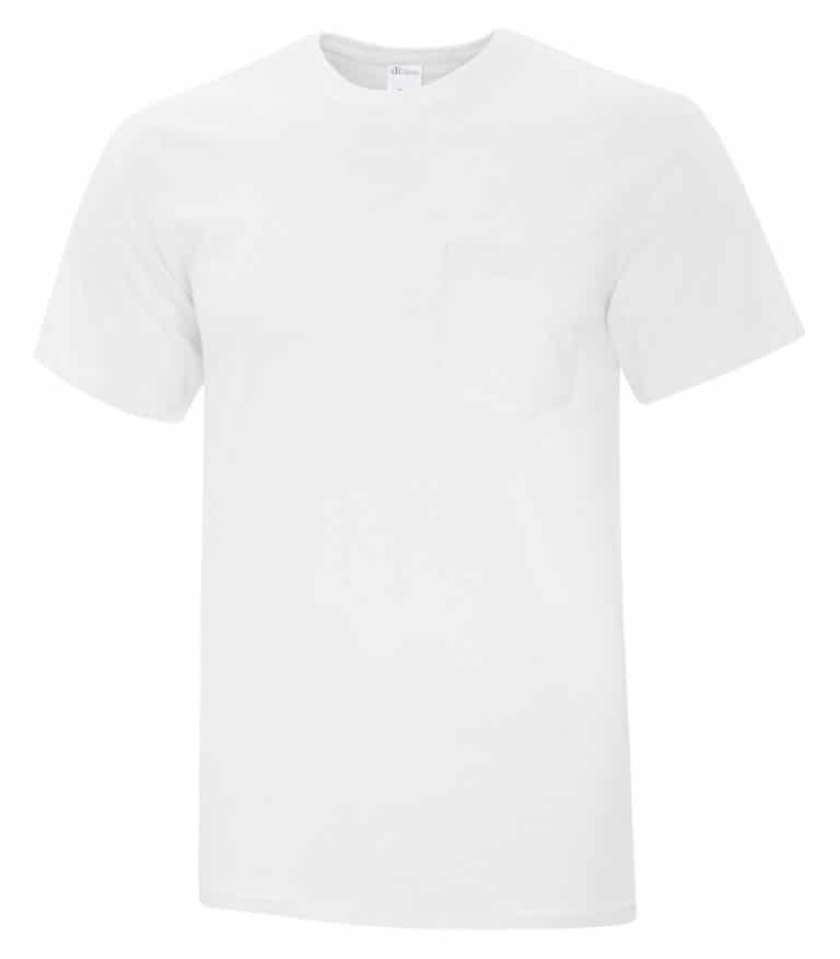 WTSMBATC1000P - White - WorkwearToronto.com - Men's T-Shirt - Custom T Shirts Cost