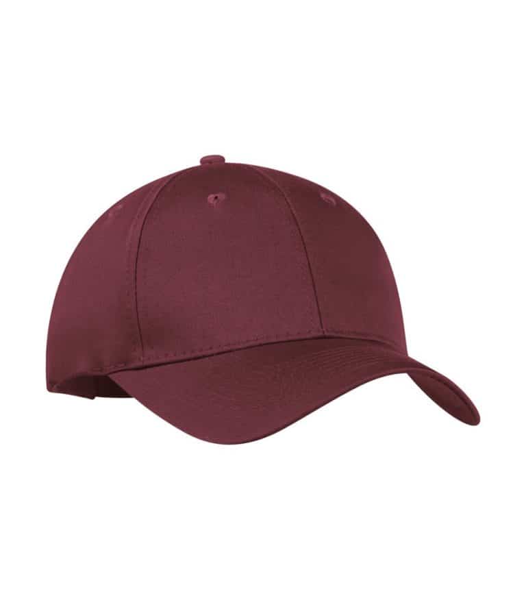 WTSMC130 - Maroon - WorkwearToronto.com - Baseball Hat - Headwear - Custom Embroidery Decoration Cost