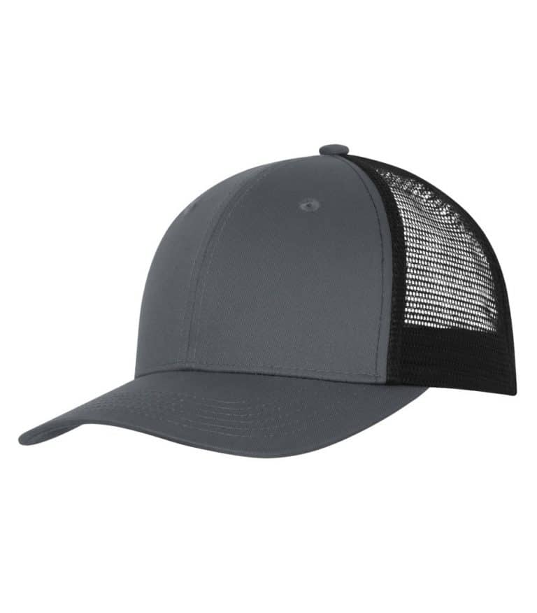 WTSMC1318 - Coal Grey - Black - WorkwearToronto.com - Headwear - Baseball Hats - Custom Decoration Embroidery Cost - Heat Press