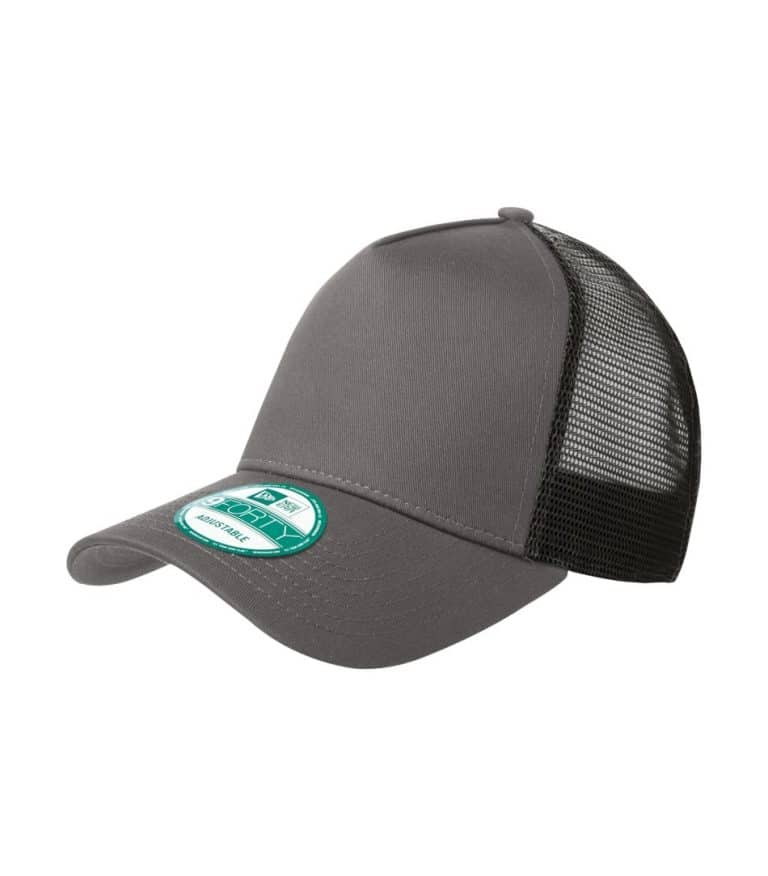 WTSMNE205 - Graphite - Black - White - WorkwearToronto.com - Headwear Caps - Hats - Custom Embroidery - Heat Press -Cost
