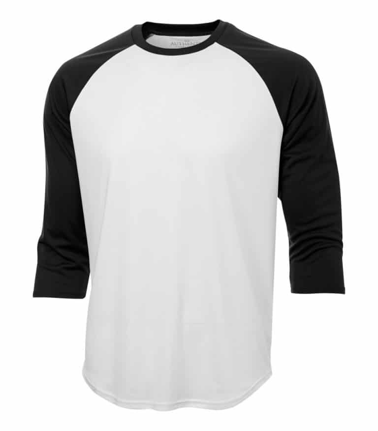 WTSMS3526 - White & Black - WorkwearToronto.com - Custom T Shirts Cost