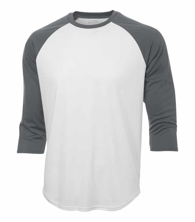 WTSMS3526 - White & Coal Grey - WorkwearToronto.com - T-Shirts - Custom T Shirts Pricing in Toronto