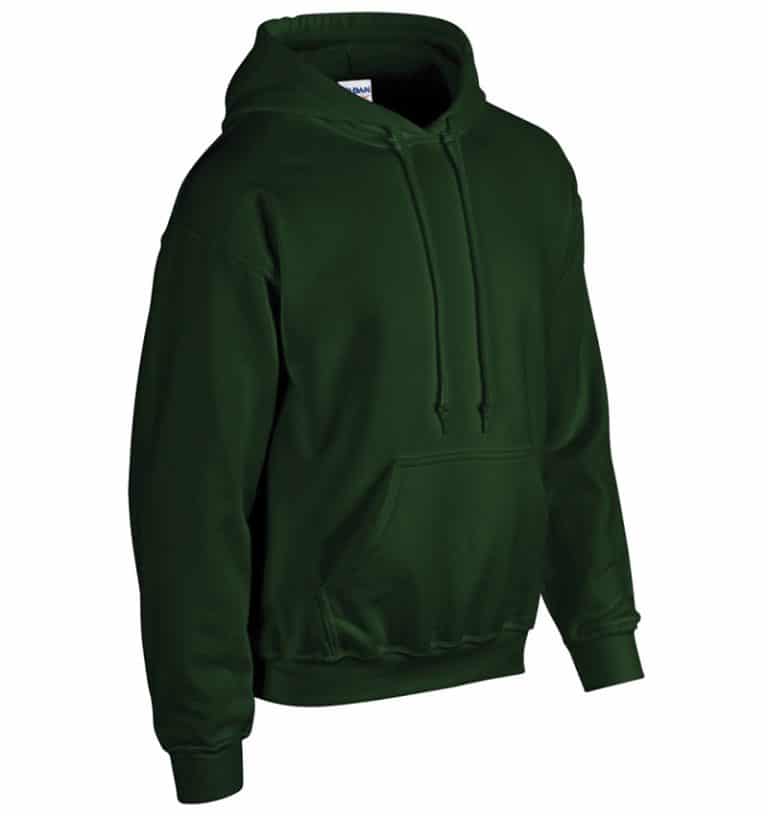 Custom Sweatshirt Hoodie with Your Logo - WTSN1850 Forest Green - Promotional Products - Heat Transfer - Screen Printing - Embroidery