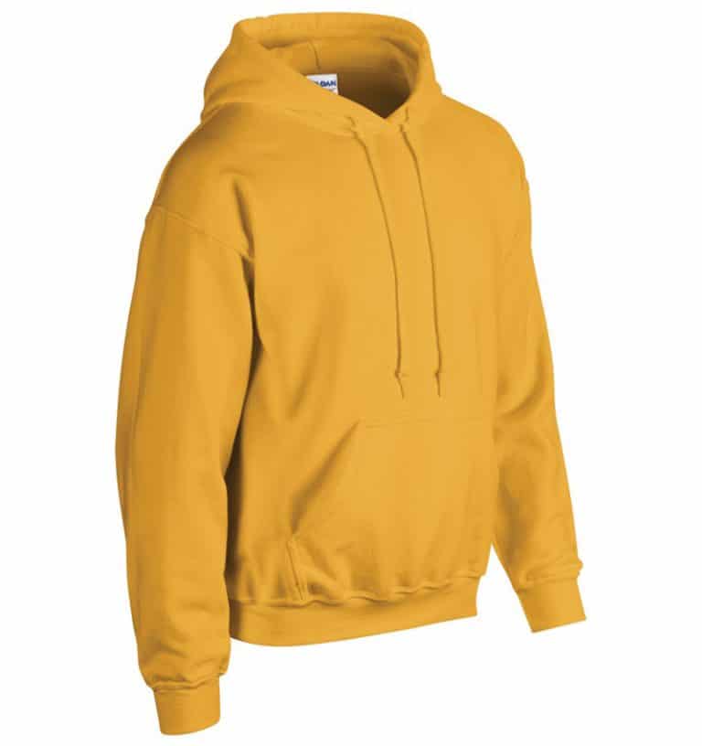 Custom Sweatshirt Hoodie with Your Logo - WTSN1850 Gold - Promotional Products - Heat Transfer - Screen Printing - Embroidery