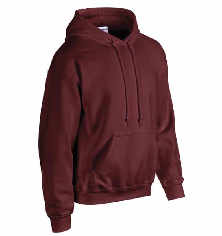 Custom Sweatshirt Hoodie with Your Logo - WTSN1850 Maroon - Promotional Products - Heat Transfer - Screen Printing - Embroidery