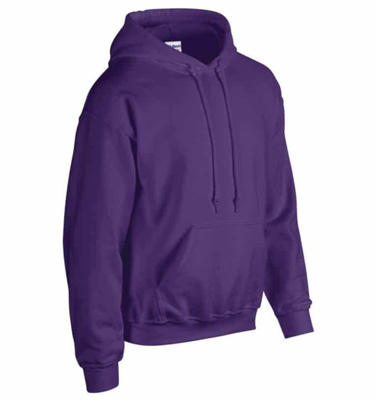 Custom Sweatshirt Hoodie with Your Logo - WTSN1850 Purple - Promotional Products - Heat Transfer - Screen Printing - Embroidery