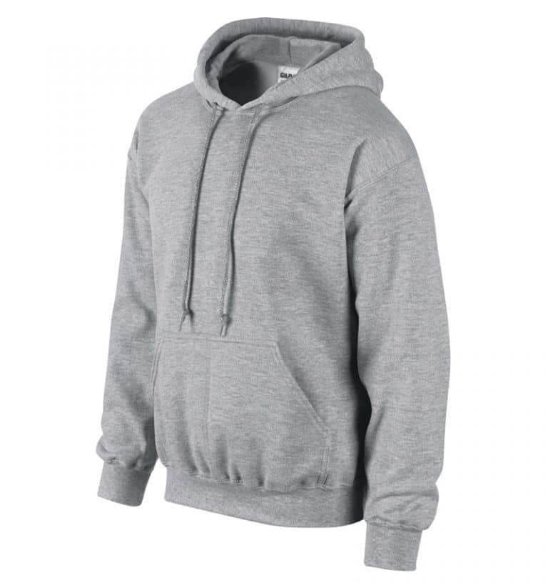 Custom Sweatshirt Hoodie with Your Logo - WTSN1850 Sport Grey - Promotional Products - Heat Transfer - Screen Printing - Embroidery